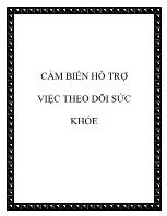 Cảm biến hỗ trợ việc theo dõi sức khỏe