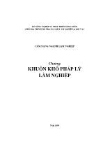 Cẩm nang ngành lâm nghiệp - Chương: Khuôn khổ pháp lý lâm nghiệp