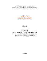 Cẩm nang ngành Lâm nghiệp - Chương: Quản lý rừng phòng hộ đầu nguồn và rừng phòng hộ ven biển