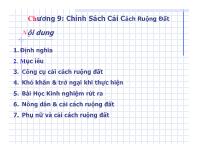 Chính sách cải cách ruộng đất