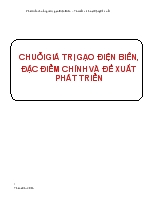 Chuỗi giá trị gạo điện biên, đặc điểm chính và đề xuất phát triển