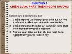 Chương 7: Chiến lược phát triển ngoại thương