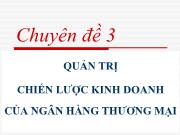 Chuyên đề 3 quản trị chiến lược kinh doanh của ngân hàng thương mại