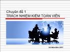 Chuyên đề: Trách nhiệm kiểm toán viên