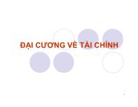 Đại cương về tài chính (tiếp)