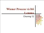Đầu tư chứng khoán - Wiener process và Itô lemma