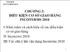 Điều kiện cơ sở giao hàng Incoterms 2010