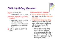 DNS: Hệ thống tên miền