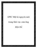 EPIC Một kỉ nguyên mới trong lĩnh vực cảm ứng điện thế