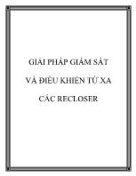 Giải pháp giám sát và điều khiển từ xa các recloser