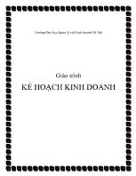 Giáo trình kế hoạch kinh doanh