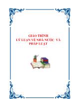 Giáo trình lý luận về nhà nước và pháp luật