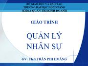 Giáo trình quản lý nhân sự