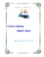 Giáo trình Triết học