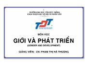 Giới và phát triển (gender and development)