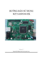 Hướng dẫn sử dụng kit sam9260-Ek