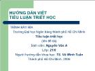 Hướng dẫn viết Tiểu luận Triết Học