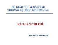 Kế toán chi phí