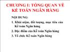 Kế toán kiểm toán - Chương I: Tổng quan về kế toán ngân hàng