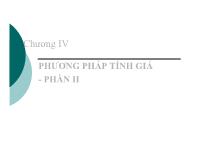 Kế toán kiểm toán - Chương IV: Phương pháp tính giá