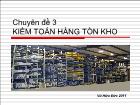 Kế toán kiểm toán - Chuyên đề 3: Kiểm toán hàng tồn kho