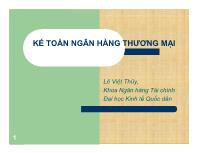 Kế toán ngân hàng thương mại