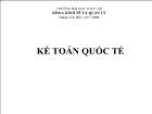 Kế toán quốc tế