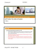 Kế toán tài sản cố định