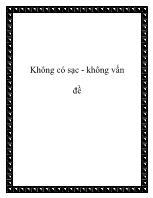 Không có sạc - Không vấn đề