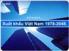 Kinh tế cộng đồng - Xuất khẩu việt nam 1978 - 2048