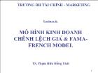 Mô hình kinh doanh chênh lệch giá và fama - French model