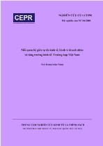 Mối quan hệ giữa tự do kinh tế, hành vi doanh nhân và tăng trưởng kinh tế: Trường hợp Việt Nam