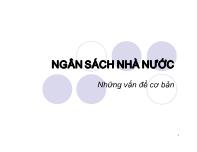 Ngân sách nhà nước