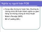 Nghĩa vụ người bán FOB