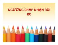 Ngưỡng chấp nhận rủi ro