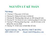 Nguyên lý kế toán