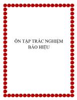 Ôn tập trắc nghiệm báo hiệu