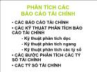 Phân tích các Báo cáo tài chính