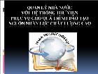 Quản lý nhà nước với hệ thống thư viện phục vụ cho quá trình đào tạo nguồn nhân lực chất lượng cao