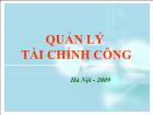 Quản lý tài chính công