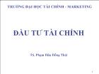 Qũy đầu tư - Đầu tư tài chính