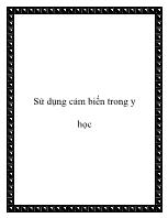 Sử dụng cảm biến trong y học