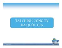 Tài chính công ty đa quốc gia