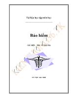 Tài liệu Bảo hiểm