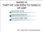 Thiết kế vom điện tử dùng IC op-Amp