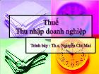 Thuế Thu nhập doanh nghiệp