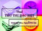 Thuế tiêu thụ đặc biệt