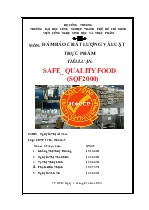 Tiểu luận Safe quality food (sqf2000)