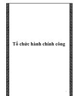 Tổ chức hành chính công