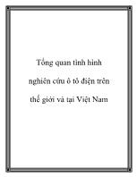 Tổng quan tình hình nghiên cứu ô tô điện trên thế giới và tại Việt Nam